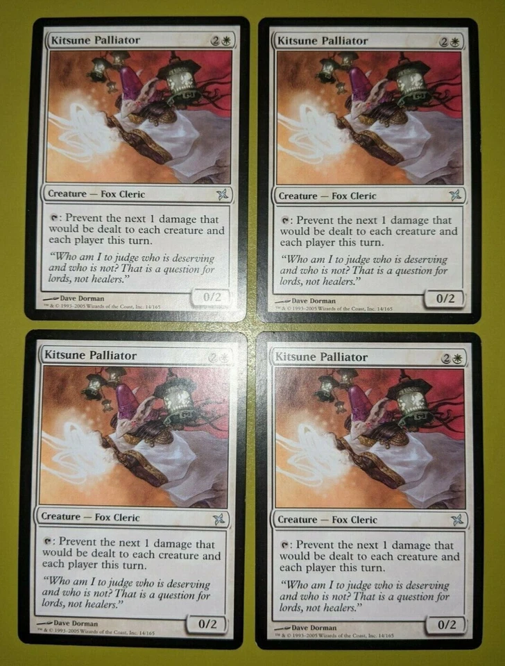 Kitsune Palliator x4 Betrayers of Kamigawa 4x Magic the Gathering MTG - Image 1 of 1