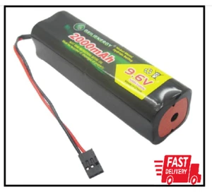 9,6V 2000Mah Nimh Akkupack mit Hitec Stecker Square Futaba NT8S600B Trans - Bild 1 von 2