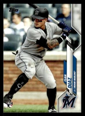 2020 Topps #278 Isan Diaz Rookie Card Miami Marlins - Image 1 of 2