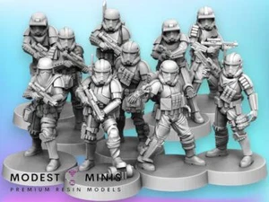 Juego de 10 piezas Remnant E-11 Troopers | Legión | Shatterpoint | Miniatura RPG Star Wars - Imagen 1 de 1