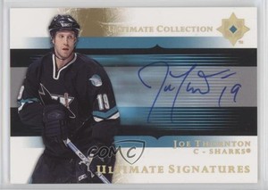 2005-06 Ultimate Collection Ultimate Signatures Joe Thornton #US-JO Auto