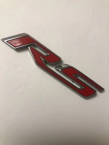 OEM NEW 10-24 Camaro Front Bumper Grille RS Emblem Nameplate Red Chrome 92225496 - Bild 1 von 5