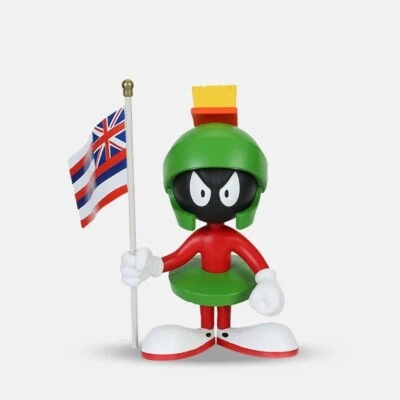 Estilo MIND Looney Tunes Marvin el Marciano Hawaiano Vacaciones PVC Modelo H22CM8.7 pulgadas Foto 1 de 4