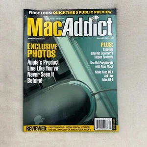 Revista MacAddict enero 2001 #53 fotos exclusivas línea de productos de Apple - Imagen 1 de 4