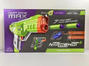 🔫 Dart Zone Max® NitroShot Venom PRO™ – Compact Half-Length Dart Blaster – NEW! - Picture 1 of 6