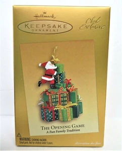 Hallmark Keepsake 2005 "The Opening Game" Exclusive Gold Box - Presents Open! - Bild 1 von 9