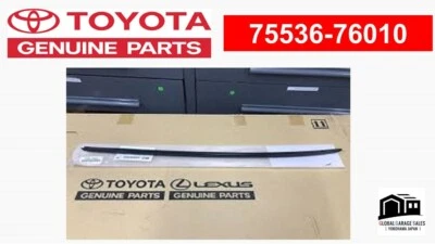 Toyota OEM 75536-76010 MOLDURA PARABRISAS EXTERIOR LH LEXUS CT200H Japón Nuevo Foto 1 de 4