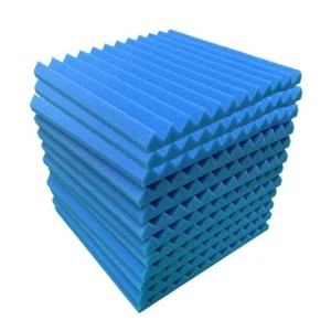96 Acoustic Soundproof Foam Sound Absorbing Panels 30×30×2.5cm | Blue - Bild 1 von 5