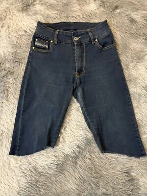 Pantalones Cortos de Jean Diesel Bermuda Para Mujer 32 Azul Denim Corte Informal, Suave, Elástico Foto 1 de 4