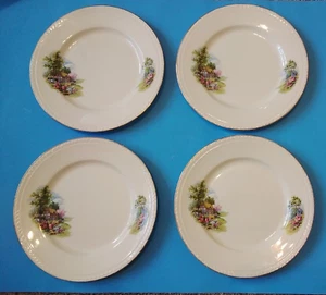 Royal Tudor Ware Barker Bros England County Cottage 9.75 in 4pcs LOWER PRICE! - Picture 1 of 11