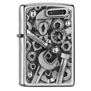 NEU ZIPPO BENZINANZÜNDER SCHRAUBEN WERKZEUGE MUTTER UND SCHRAUBEN DESIGN WINDDICHT Z2007674 - Bild 1 von 4