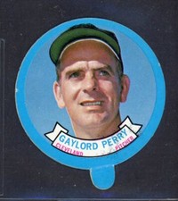 1973 TOPPS CANDY LIDS  GAYLORD PERRY  CLEVELAND INDIANS  25919