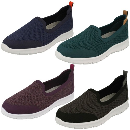 Ladies Clarks Slip On Sporty Loafers 'Step Allena Lo'