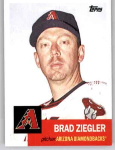 2016 Archives 1953 Design Brad Ziegler Base Card MLB PWE RP Diamondbacks #64 - Picture 1 of 2