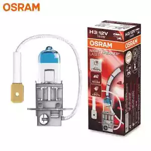 OSRAM Night Breaker Laser H3 Halogen Lamps 12V 55W Auto Fog Bulb Germany 64151NL - Picture 1 of 6
