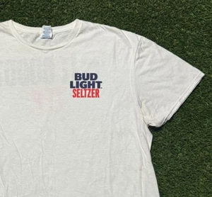 Maglietta Bud Light Seltzer Vintage Y2K Delta Soft Beer Sport Promo Budweiser XL - Foto 1 di 11