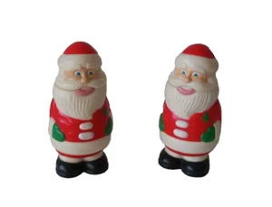 Lote de 2 dispensadores de chicle de Papá Noel de cuerpo completo vintage vacaciones de Navidad - Imagen 1 de 6