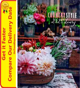 2025 Diary Australian Country Style A5 Week to View Planner Hardcover WTV - Picture 1 of 6
