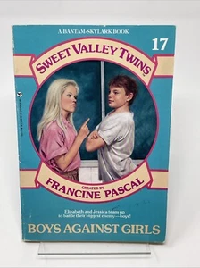 Vintage Sweet Valley Twins 80's 90's Francine Pascal, Boys Against Girls #17 - Imagen 1 de 2