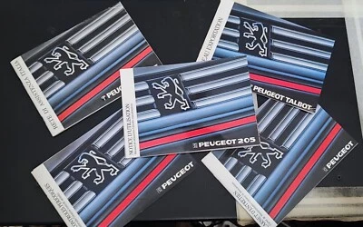 SET LIBRETTO USO E MANUTENZIONE MANUALI PEUGEOT 205 ITALIANO - Immagine 1 di 4