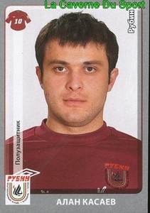 292 ALAN KASAEV FK.RUBIN KAZAN STICKER SANDWICHES RUSSIA LEAGUE 2012