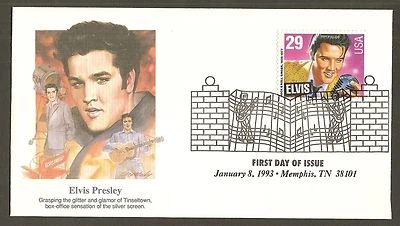 #2721 29c Elvis Presley -Box-Office Sensation- Fleetwood FDC - Image 1 of 2