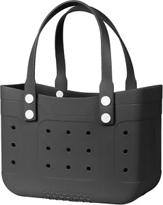 Extra Large Waterproof Beach Tote Bag – Durable, Lightweight, and Washable Plast - Picture 1 of 12