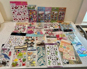 Scrapbook, Photo Album, Junk Journal Sticker Lot: Disney, Flamingos, Chopstixers - Picture 1 of 15