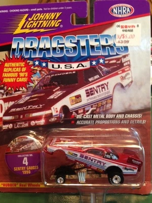 Bruce Larson 1991 "Sentry" 1/64 NHRA OLDS F/C JOHNNY LIGHTNING FUNDIDO A PRESIÓN Foto 1 de 2