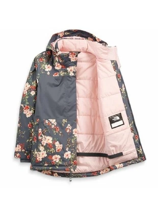 Nueva chaqueta aislante The North Face Freedom Extreme para niña - Gris/Floral XL (18) Foto 1 de 4