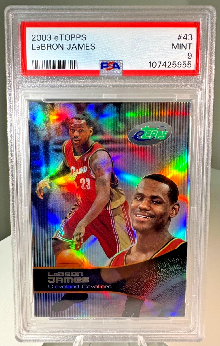 Topps LeBron James 9 Graded Basketball Sports Trading Cards