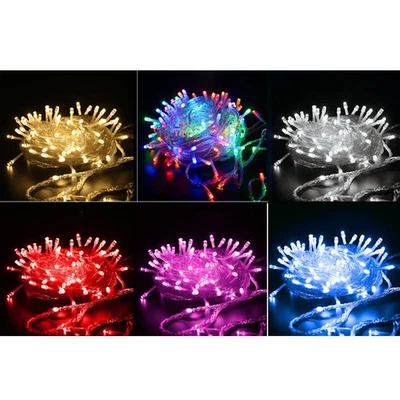 Transform Your Christmas Tree with 200 LED Battery Operated Fairy String Lights - Image 1 of 4