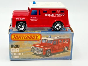 Matchbox Superfast  No 69 Security Truck NM in VG Box - Picture 1 of 19
