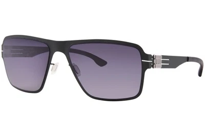 Ic! Berlin Steve B. Gafas de sol para hombre Racing verde/gris forma cuadrada 58 mm Foto 1 de 4