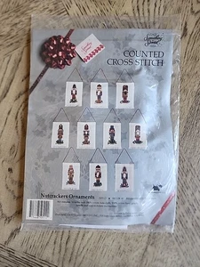 Counted Cross Stitch Kit 50512 Nutcracker Ornaments Candamar Designs NEW Holiday - Picture 1 of 5