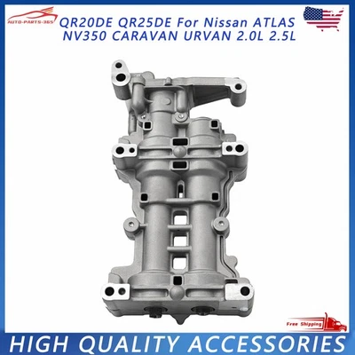 NEW ENGINE OIL PUMP QR20DE QR25DE For Nissan ATLAS NV350 CARAVAN URVAN 2.0L 2.5L - Image 1 of 4
