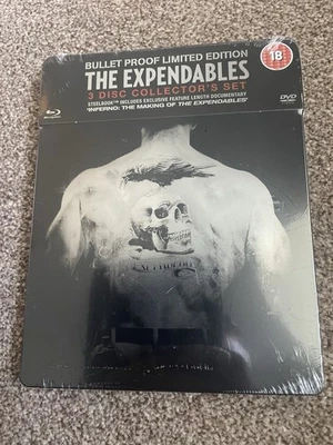 The Expendables Steelbook 3-Disc Blu-ray & DVD Set 2010. New And Sealed. - Image 1 of 2