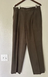 Tommy Bahama Anzughose aus ganzer Seide für Herren Größe 36 x 32 bräunliche Farbe - Bild 1 von 15