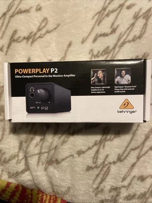 Amplificador de monitor intrauditivo personal ultracompacto Powerplay P2 negro Foto 1 de 3