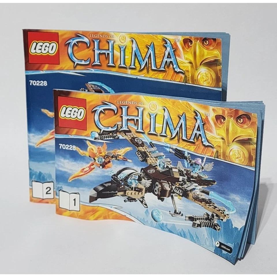 Instruction Manual ONLY Lego Legends of Chima 70228 Vultrix's Sky Scavenger - Image 1 of 1