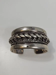 Brazalete plata siwa antiguo egipcio étnico beduino - Imagen 1 de 9