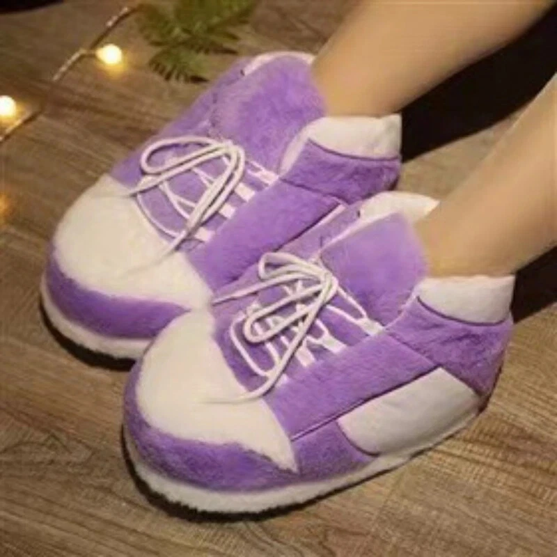 Winter Warm Slippers Indoor Unisex Sneaker Cotton Funny Sneakers Home Slip On** - Bild 1 von 4
