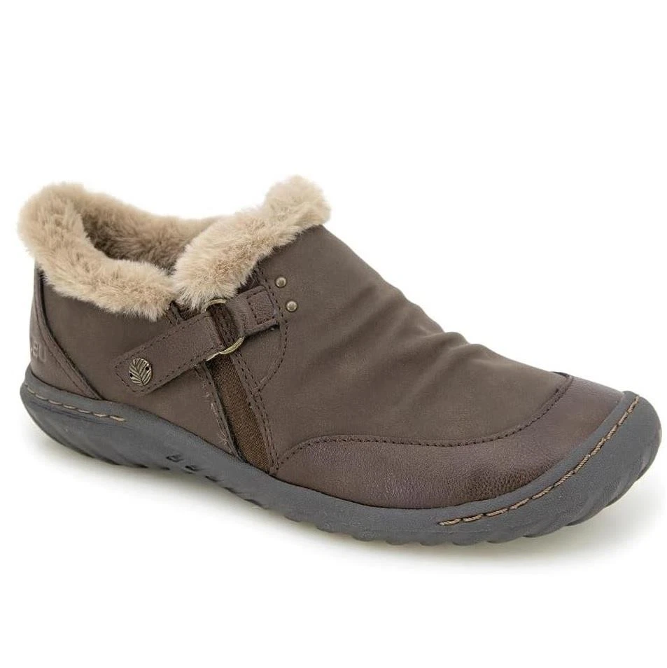 JBU Women's Heather Faux Fur Collar Comfort Casual Slip On Shoes Size 6 11 NWT - Image 1 of 1