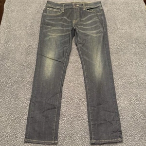 Jeans uomo American Eagle taglia 34x30 skinny extreme flex elasticizzato lavaggio scuro - Foto 1 di 11