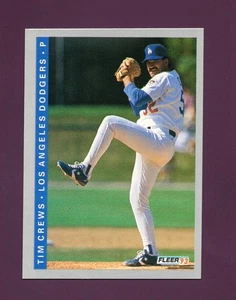 1993 Fleer - Tim Crews #444 Los Angeles Dodgers - Picture 1 of 2