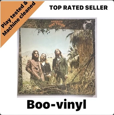 America – Hat Trick - 1973 Warner Bros. BS 2728 Folk Rock Vinyl LP VG+ / VG+ - Image 1 of 4