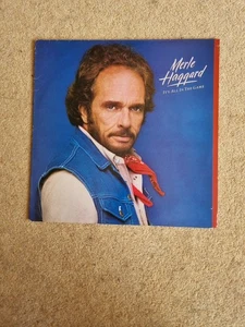 Merle Haggard - It's All In The Game Vinyl LP Epic Records UK 1984 - Picture 1 of 3