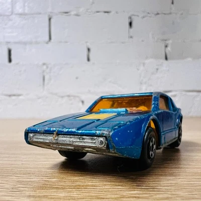 Saab Sonett 3 III MB65 Matchbox Superfast 1973 Metallic Blue Yellow - Image 1 of 4