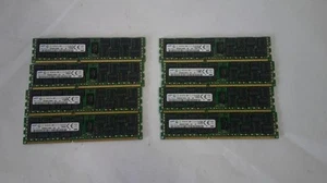 *Lot Of 8* Samsung M393B2G70BH0 16GB 2Rx4 PC3L-1200R DDR3 Server RAM (B458) - Picture 1 of 5