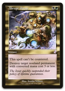 Abrupt Decay #370 (NM) Time Spiral Remastered TSR Magic MTG - Picture 1 of 2